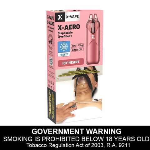 X-VAPE X-AERO Icy Heart Disposable Vape 1 Piece