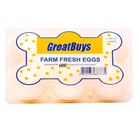 Greatbuys Table Egg Large 6 Pieces
