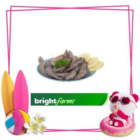 brightfarms Vannamei Shirmp Head on 300g (Frozen)