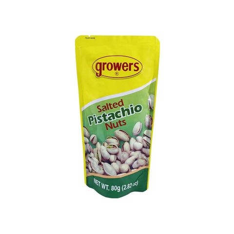 Growers Salted Pistachio Nuts 80g