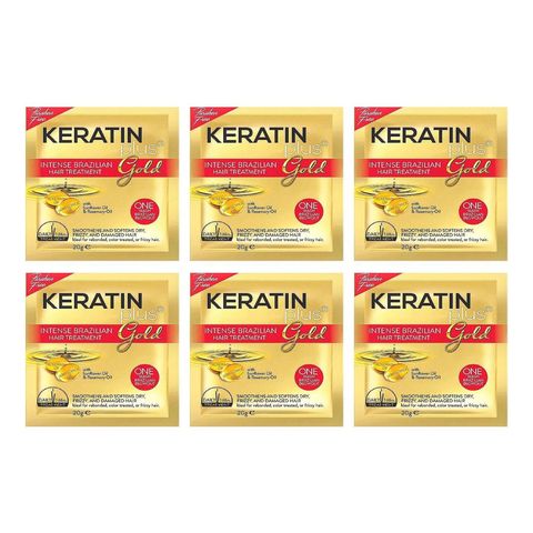 Keratin Plus Treatment with Sunflower Oil 20g x 6