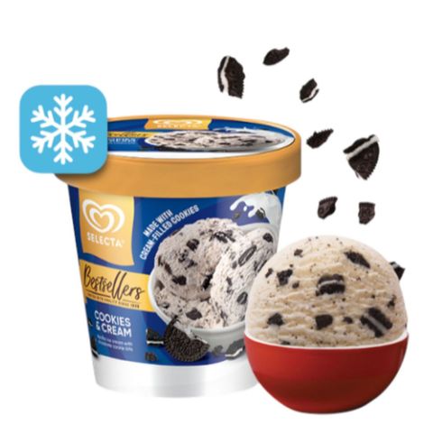 Selecta Cookies & Cream Ice Cream 450ml