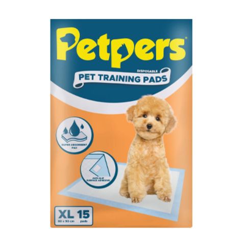Petpers Pet Training Pads XL 15 Pieces