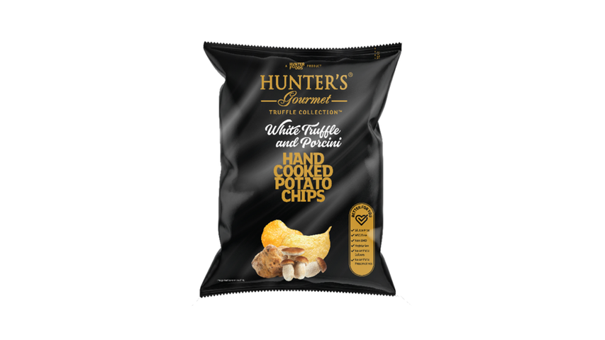 Hunter's Gourmet White Truffle and Porcini Potato Chips 125g