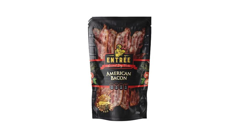 Entree Gourmet American Bacon Dog Treats 70g