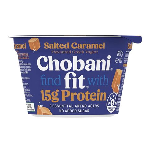Chobani Fit Salted Caramel Flavoured Greek Yogurt 160g