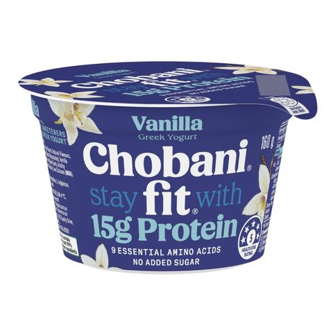Chobani Fit Vanilla Greek Yogurt 160g
