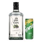 Ginebra San Miguel Premium Gin 35% Alc./Vol. 750ml + Sprite Regular Can 320ml