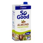 So Good Almond Milk Unsweetened 1L