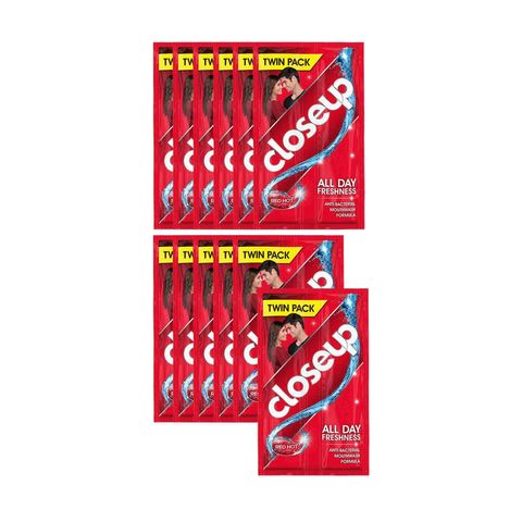 Close Up Anti-Bacterial Toothpaste Red Hot 20g 11+1 Free