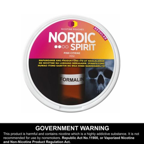 Nordic Spirit Dry Pink Citrine Regular 20 Pouches