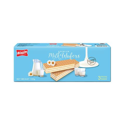 Bissin Wafer Milk Flavor 100g