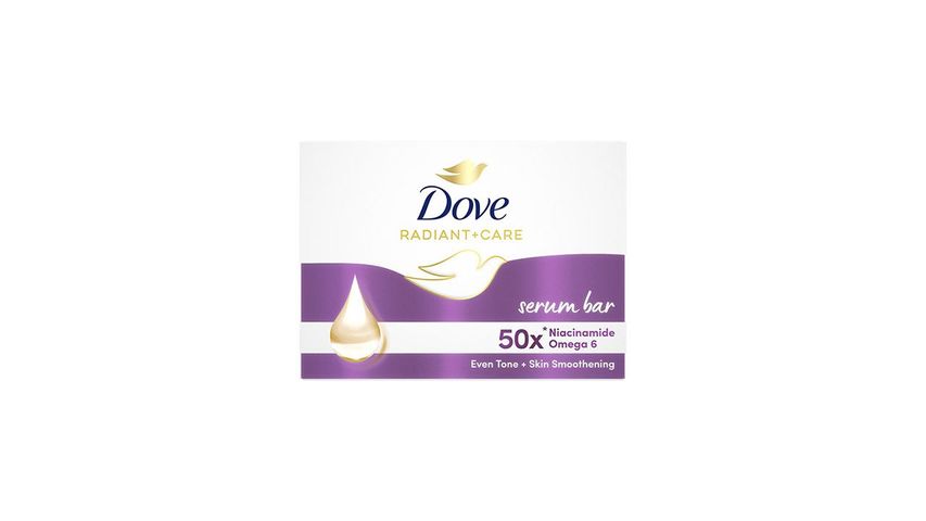 Dove Radiant+Care Niacinamide + Omega 6 Serum Bar 90g