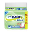 Hy-Pants Adult Underwear Medium 12 Pieces