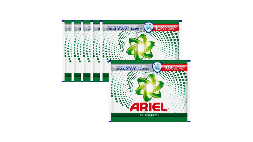 Ariel Powder Detergent Sunrise Fresh 58g Sachet x 6