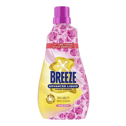 Breeze Liquid Detergent Power Machine Rose Gold 950g
