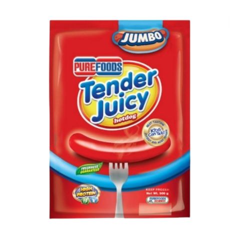 Tender Juicy Jumbo Hotdog 500G