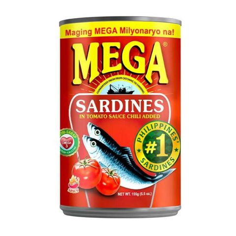 Mega Sardines In Chili Sauce 155G