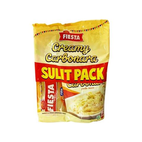 Fiesta Creamy Carbonara Sulit Pack Spaghetti 700g + Sauce 700g