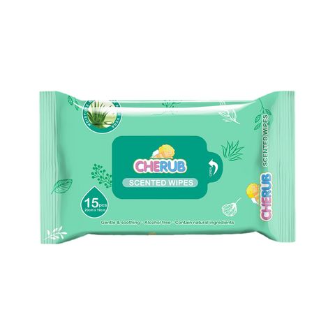Cherub Baby Wipes Scented 15 Pieces