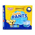 Super Twins Baby Pants Large Free 24 Pieces