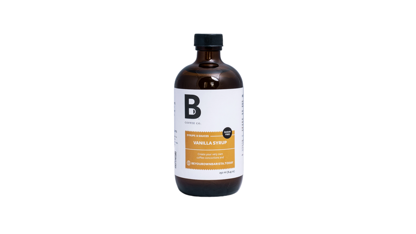 B Coffee Co. Vanilla Syrup Sugar Free 250ml