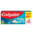 Colgate Toothpaste Active Salt (Save up to 65%) 2 x 133g