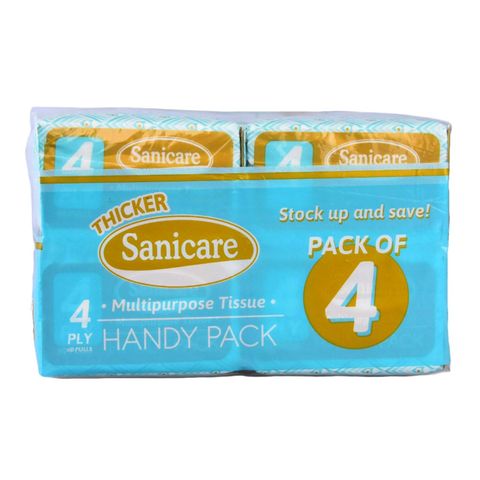 Sanicare Bathroom Tissue Sanicare Handypack (4 Ply) 4 x 60 Pulls