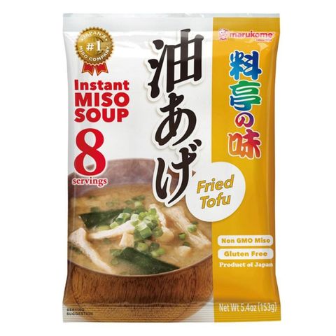 Marukome Instant Miso Soup Fried Tofu Ryotei-No-Aji 153g