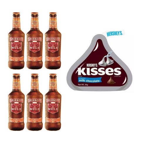 Smirnoff Mule + Hershey's Kisses Classic Milk Chocolate