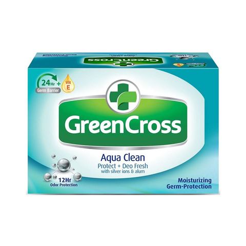 Green Cross Aqua Clean Moisturizing Protection Bar Soap 125g