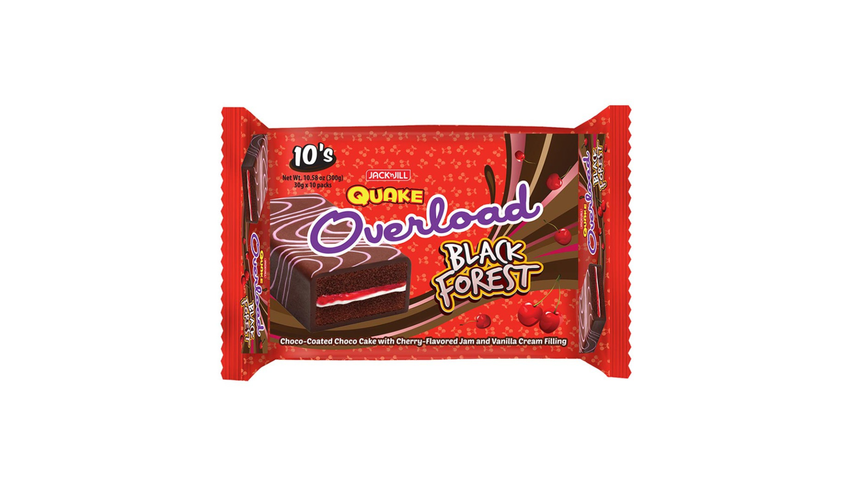 Quake Overload Black Forest 30g x 10's