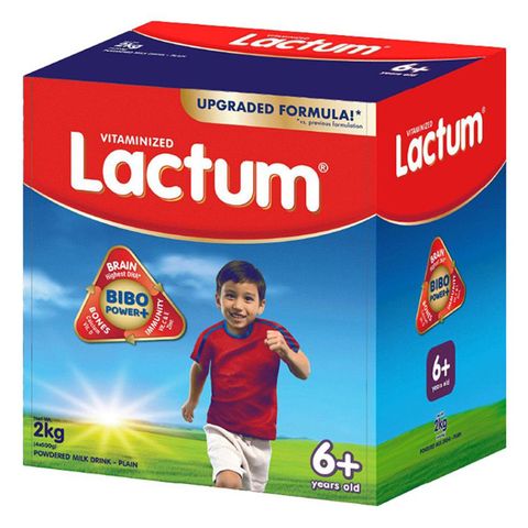 Lactum 6+ Plain 2kg Powdered Milk Drink for Kids Above 6 Years Old