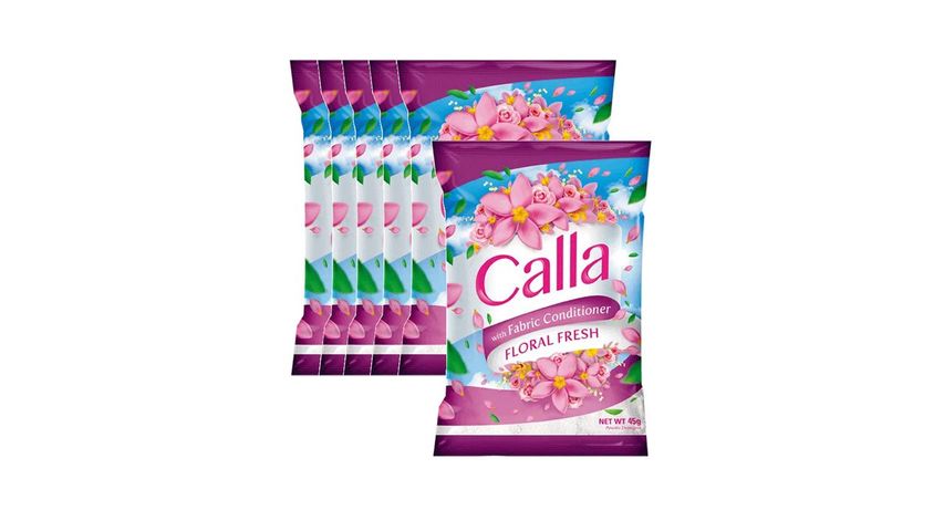 Calla Powder Floral Fresh 45g x 6