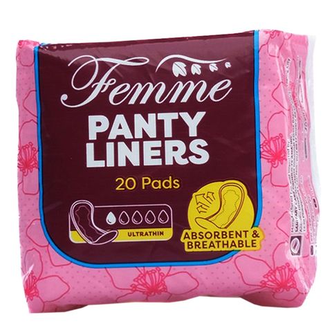 Femme Pantyliners 20 Pieces