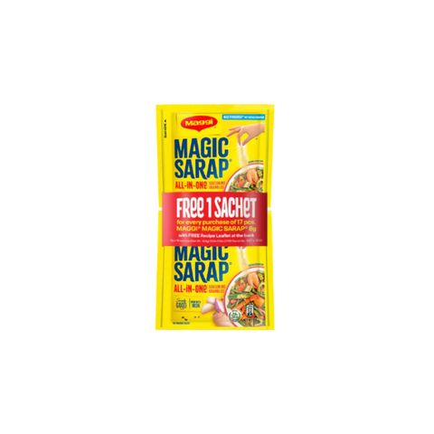 Maggi Magic Sarap All-in-One Seasoning (FREE 1 Piece Maggi Magic Sarap) 17 x 8g