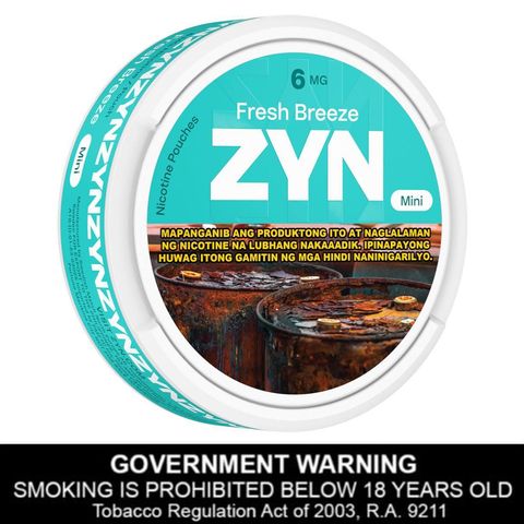 Zyn Fresh Breeze Can 6mg