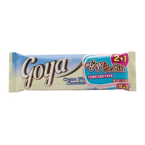 Goya Cream White Chocolate (Buy 2 Get 1 Free) 3 x 30g