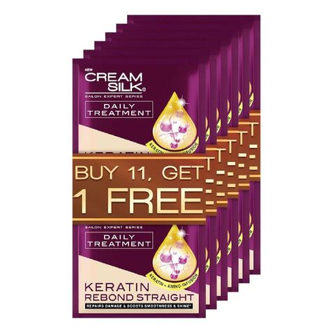 Cream Silk Salon Expert Keratin Rebond Straight 12 x 18ml