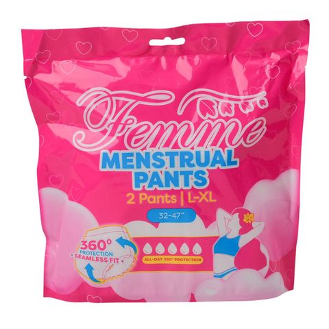 Femme Menstrual Pants (L - XL) 2 Pieces
