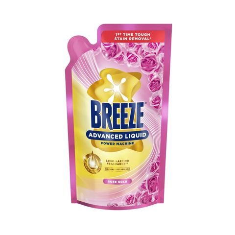 Breeze Liquid Detergent  Power Machine with Rose Gold Perfume 725g