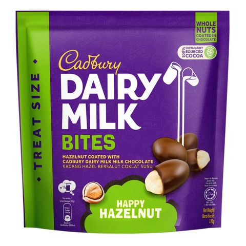 Cadbury Bites Treat Size Hazelnut 120g
