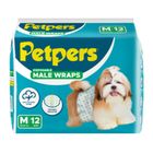 Petpers Male Wraps Medium 12 Pieces