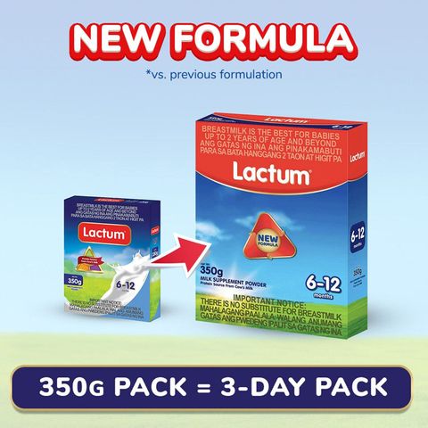 Lactum for 6-12 Months Old 350g Milk Supplement Powder