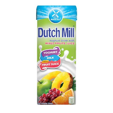 Dutch Mill Yogurt Drink with Mixed Fruits Juice 180ml