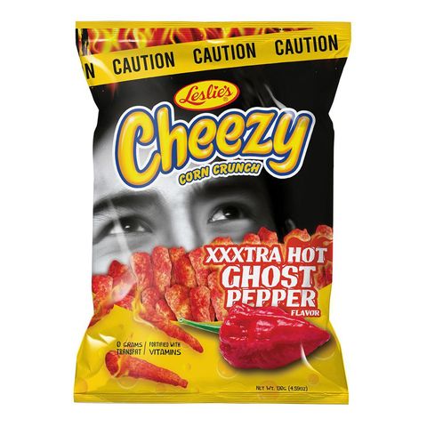 Leslie's Cheezy Corn Crunch Ghost Pepper 130g