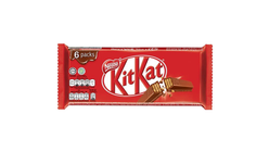 KitKat 2 Finger Milk Chocolate Bar Flowrap 6-Pack 17g