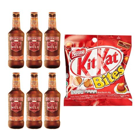 Smirnoff Mule + Kitkat Bites