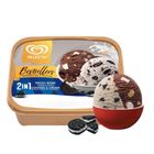 Selecta Cookies & Cream Rocky Road 2 in 1 Ice Cream 1.25L