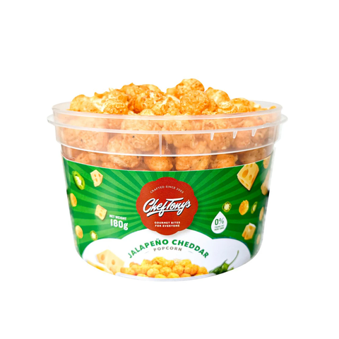 Chef Tony's Jalapeno Cheddar Popcorn 180g